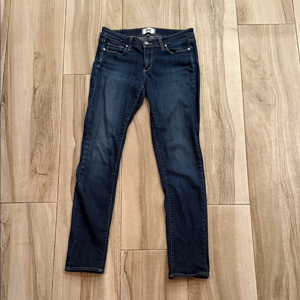 Women’s PAIGE Dark Blue Skinny Jeans sz 29